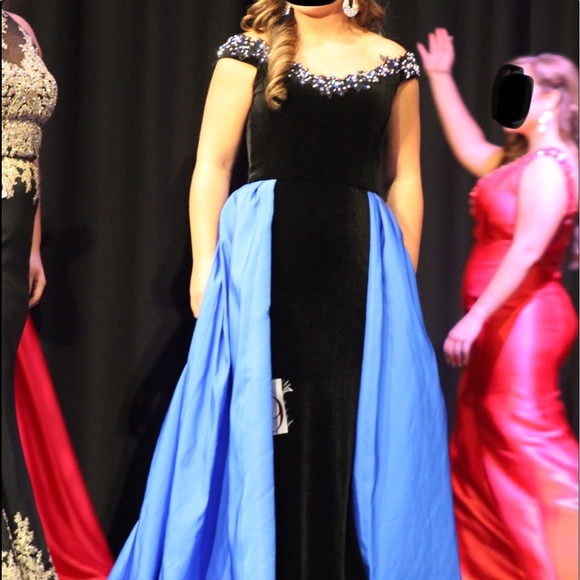 Custom made one of a kind pageant gown - Picture 4 of 5